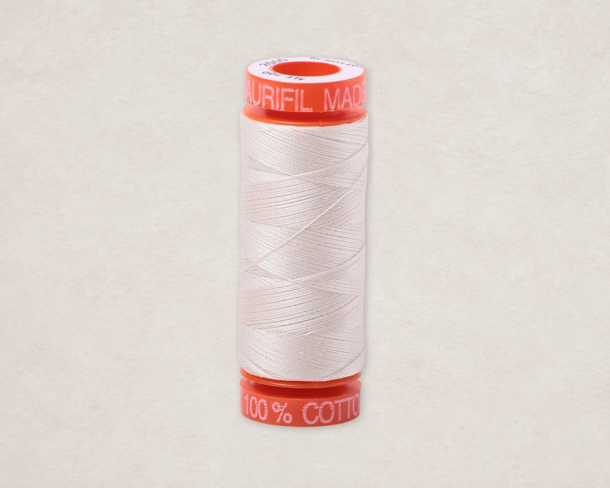 Aurifil Mako Cotton Thread - 50wt · Light Sand - 2000