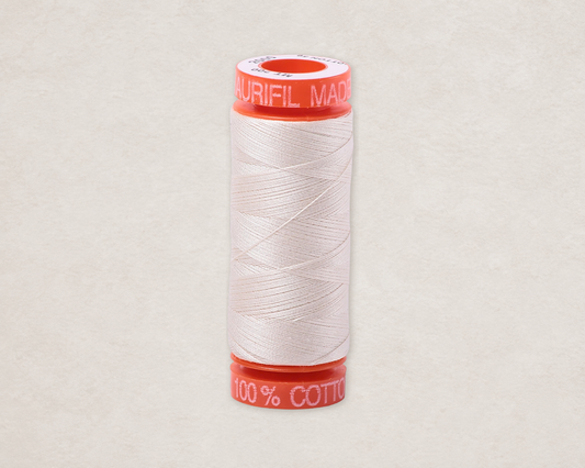 Aurifil Mako Cotton Thread - 50wt · Light Sand - 2000