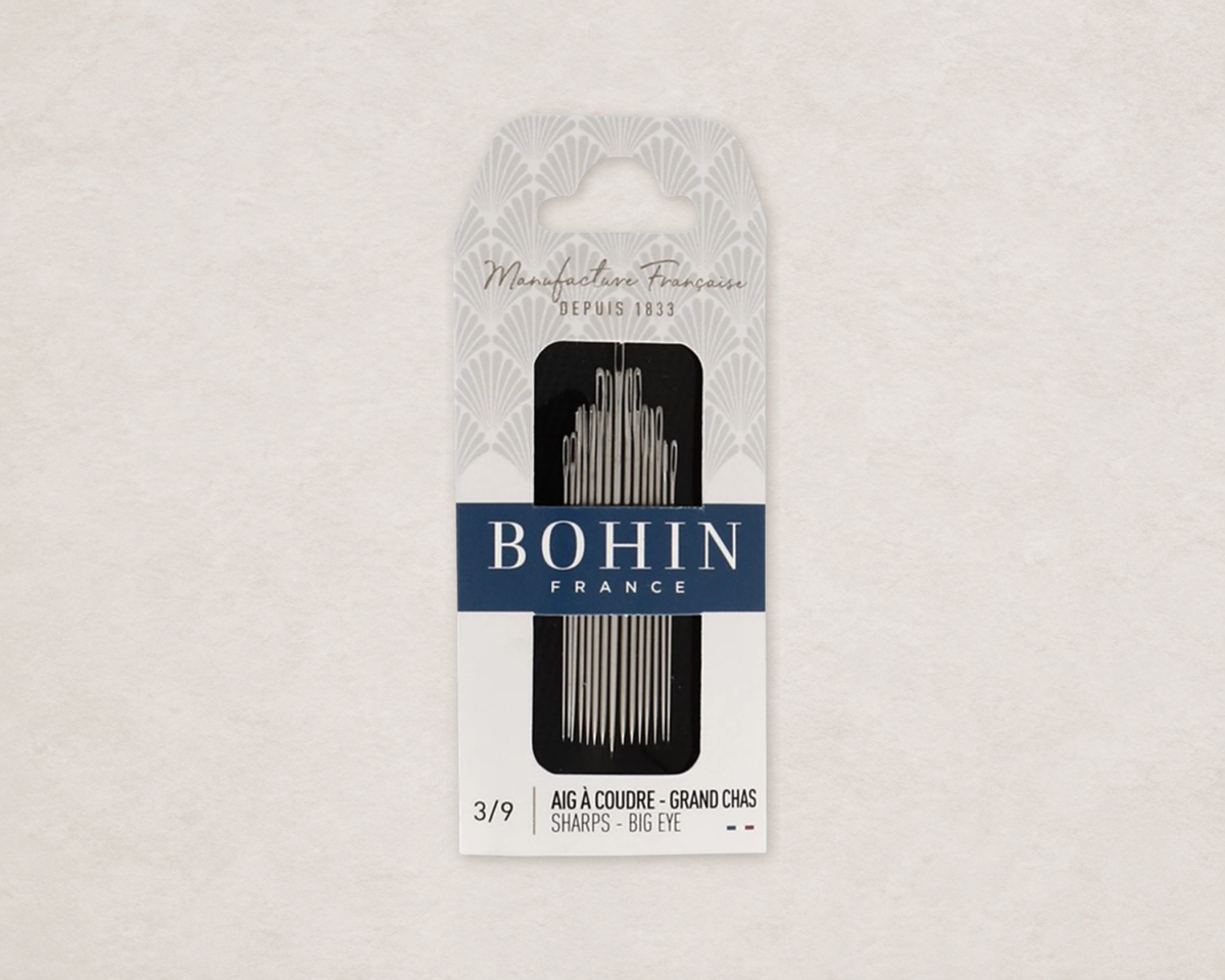 Bohin Big Eye Sharps – Assorted Sizes 3–9